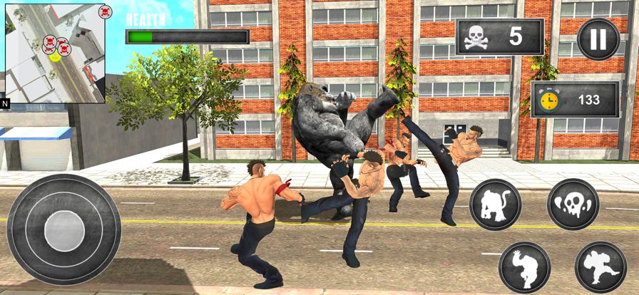 Open World Gorilla Hero Fight游戏截图
