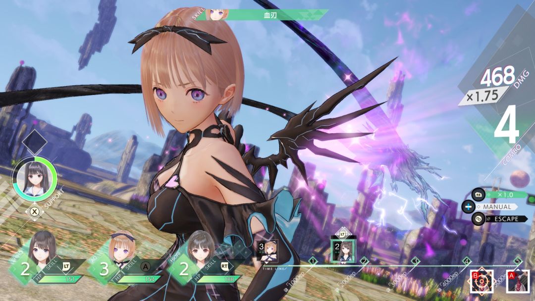 BLUE REFLECTION Quartet: 少女们的奇迹游戏截图