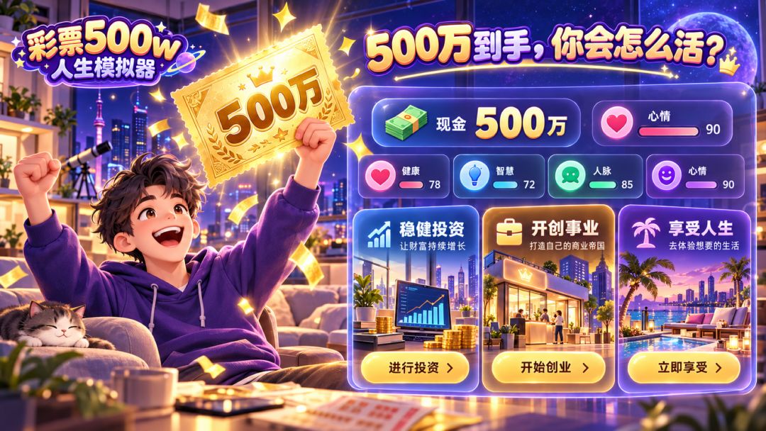 彩票500w人生模拟器游戏截图