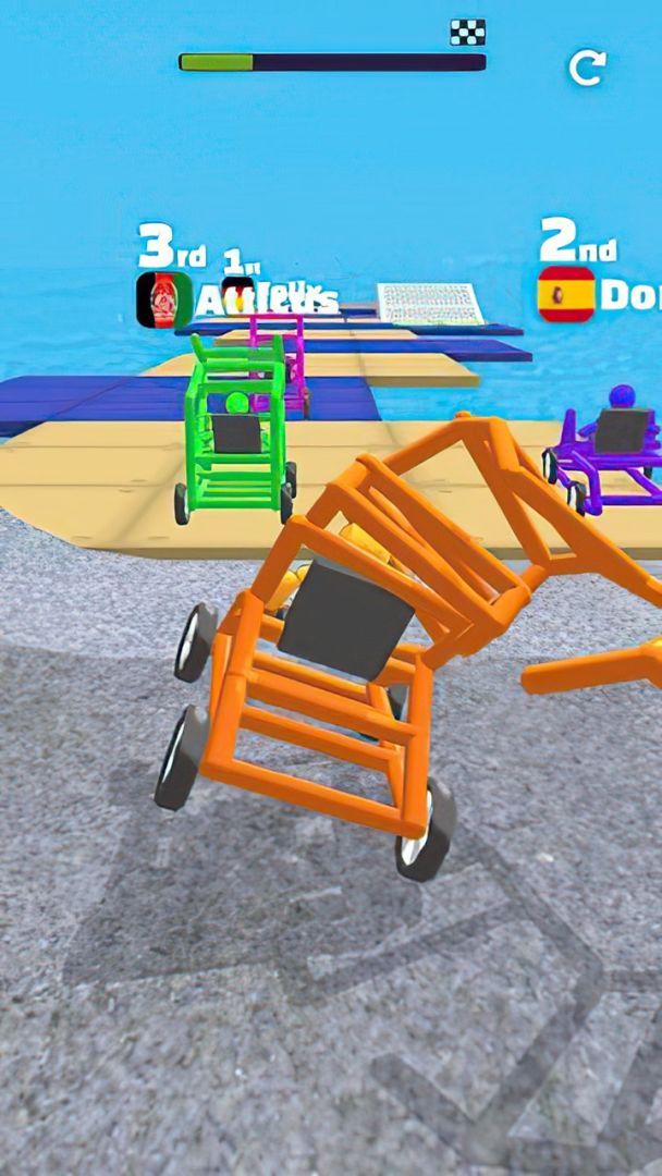 手绘赛车游戏截图