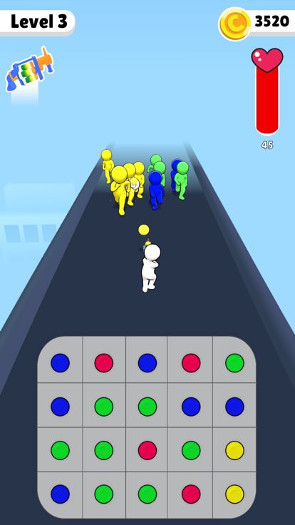 Color Merge Runner游戏截图