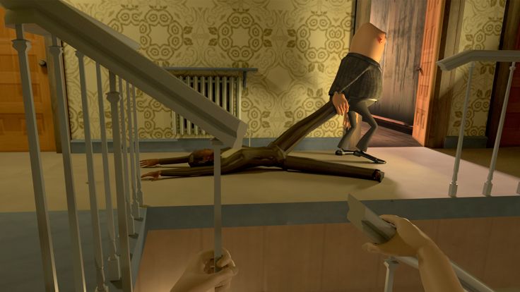 Crazy Spooky Neighbor Spy Game游戏截图