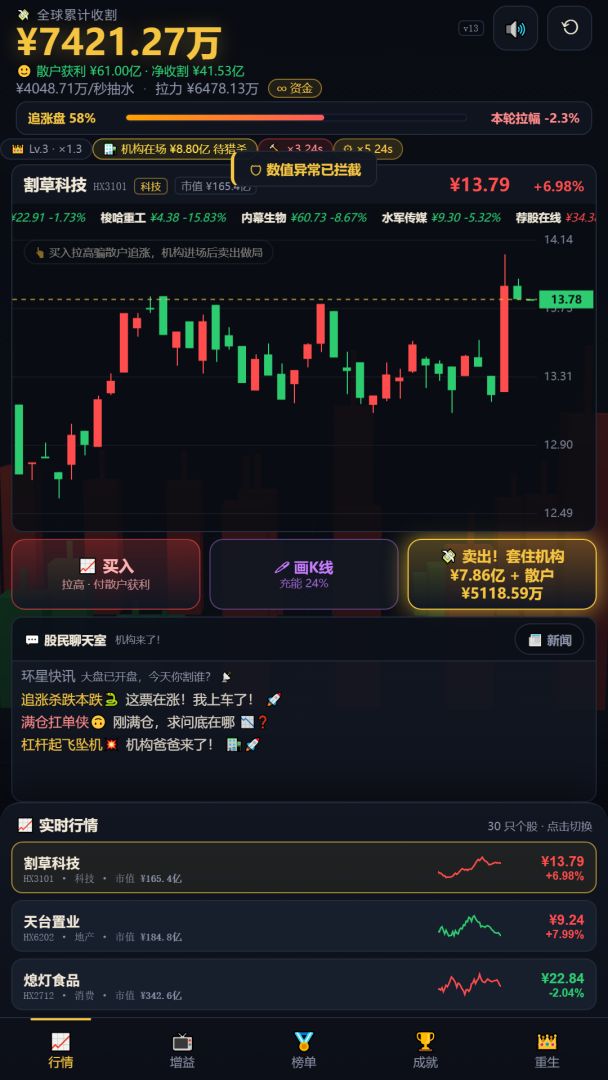 重生为大手子开局无限资金游戏截图