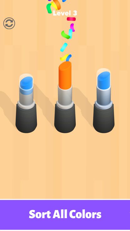 Lipstick Sort游戏截图