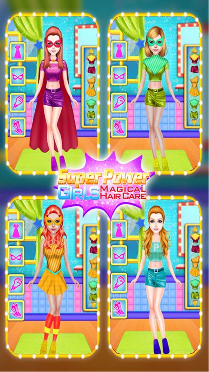 Super Power Girls Magical Hair游戏截图