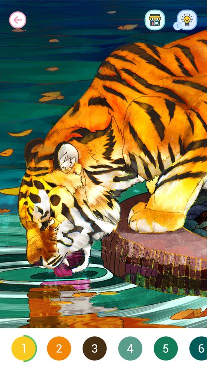 Coloring Book! Paint by Number游戏截图