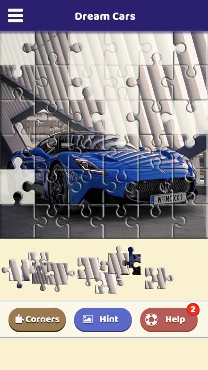Dream Cars Jigsaw Puzzle游戏截图