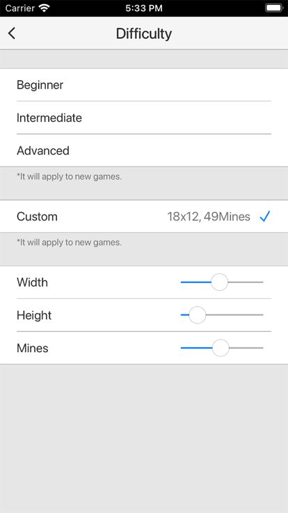 MineSweeper-Ofter Play游戏截图