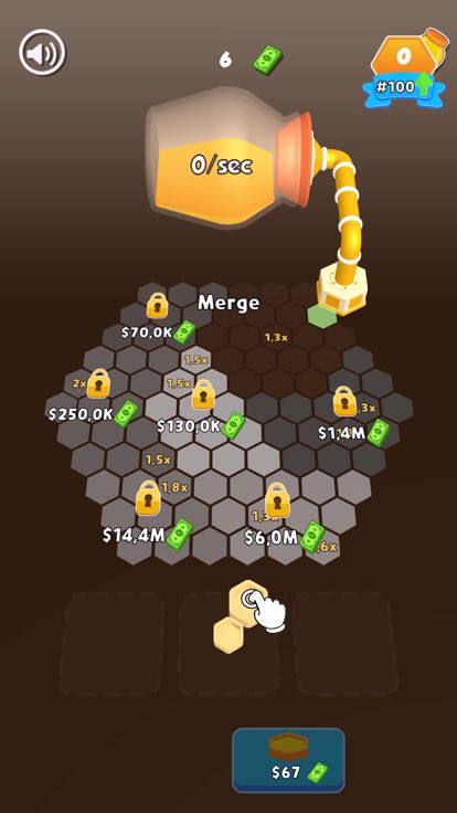 HoneyComb Clicker游戏截图