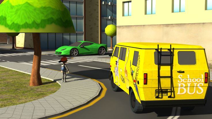 kids school bus parking 3d游戏截图