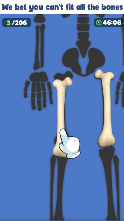 Bones Match 3D游戏截图