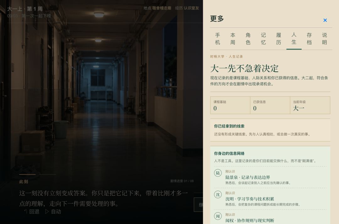 如果大学可以重来游戏截图