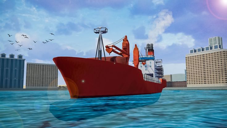 货运海港船模拟游戏截图