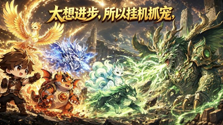 太想进步,所以挂机抓宠! 封面