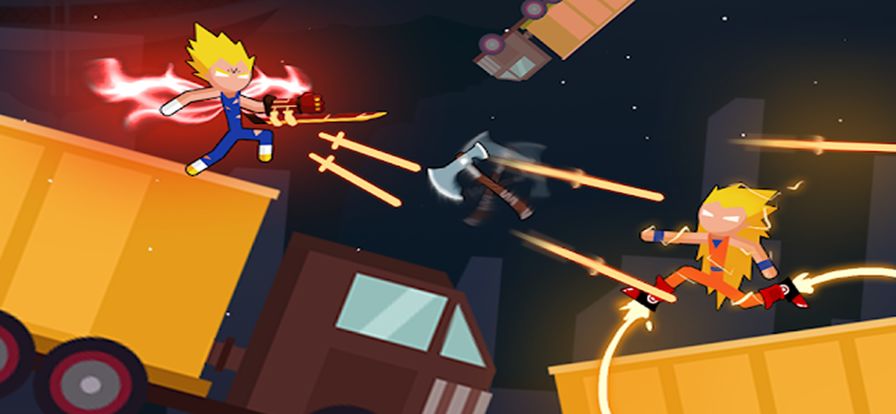 火柴人格斗- 超级英雄大乱斗打架决斗打仗联盟战争动画版小游戏游戏截图