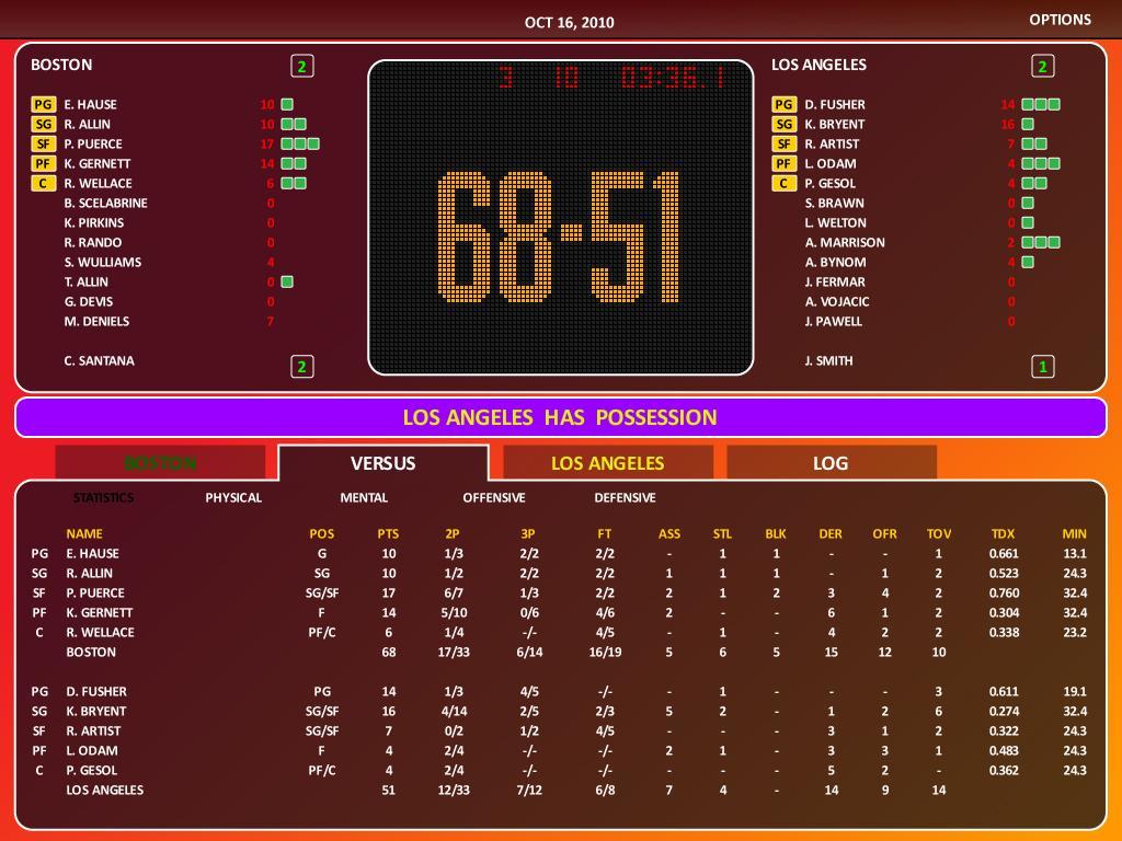 World Basketball Manager 2010游戏截图