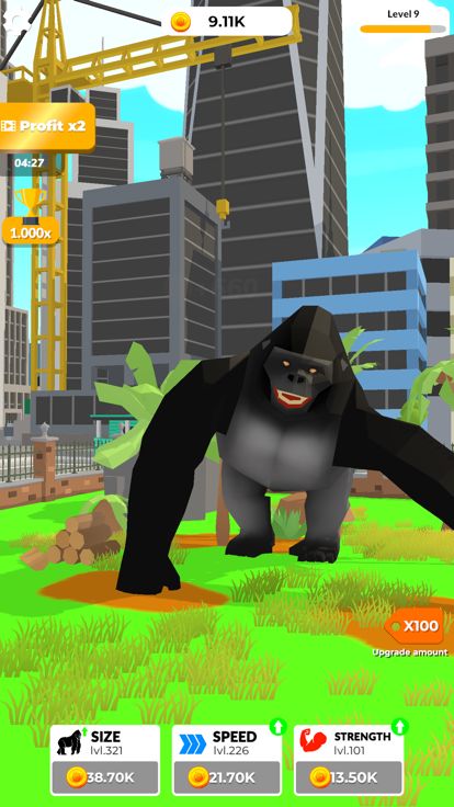 Idle Gorilla: Evolution Empire游戏截图
