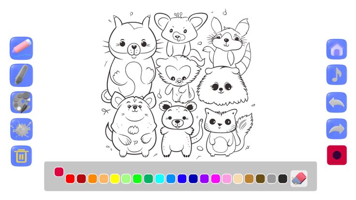 Animals Book Color游戏截图