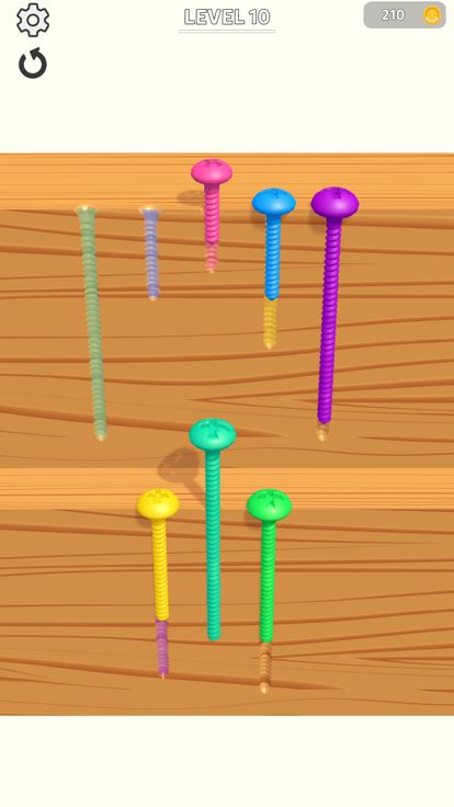 Color Screw Sort游戏截图