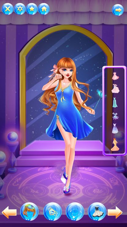 女孩妆扮游戏-十二星座服装搭配游戏截图