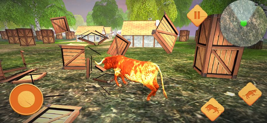 Angry Bull Fight-Animal Attack游戏截图