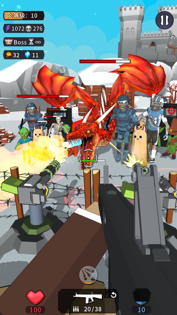 方块人绝地恰鸡战场游戏截图