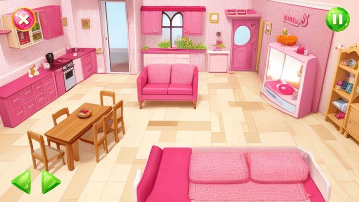 Princess Doll House Design游戏截图