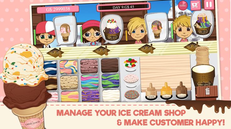 IceCreamFriends - Girls Games游戏截图