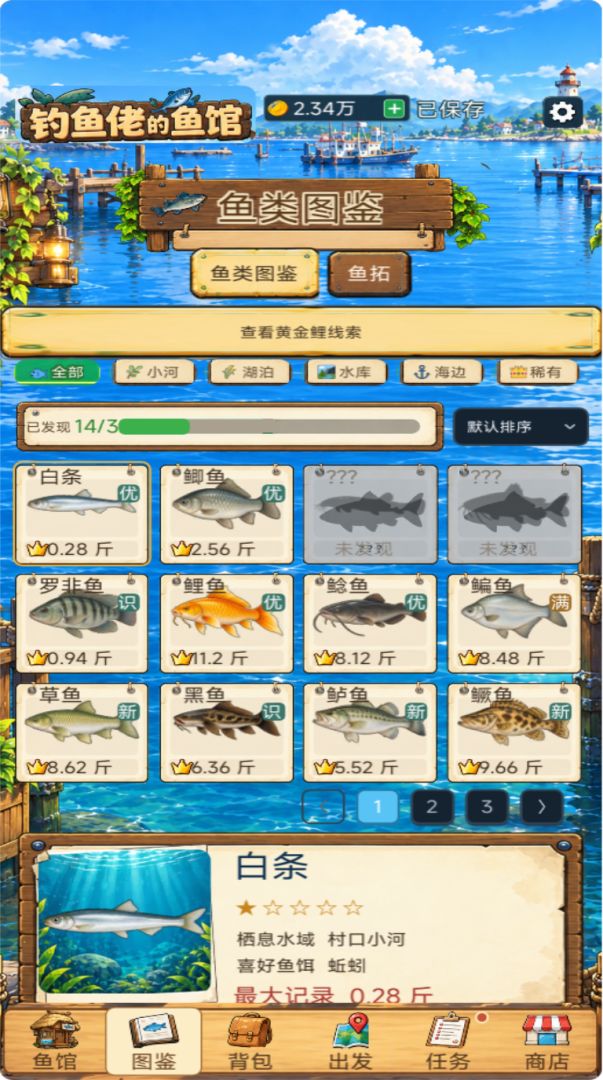 钓鱼佬的鱼馆游戏截图