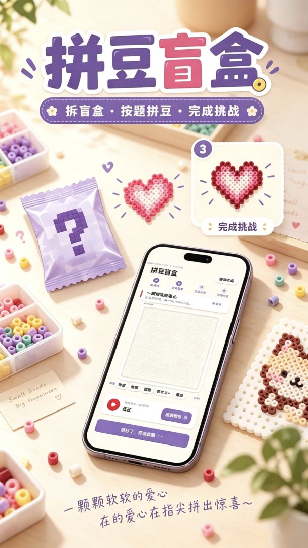 拼豆盲盒游戏截图