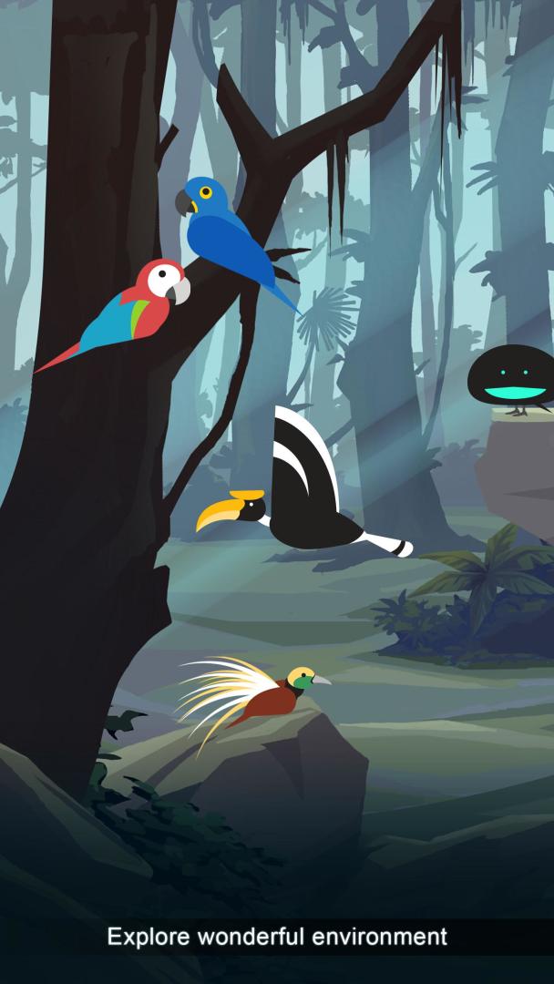Birdstopia - Idle Bird Clicker Oasis游戏截图