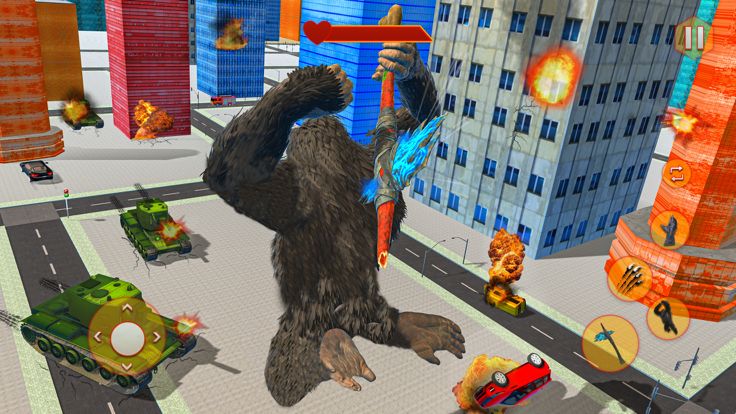 大猩猩城市攻擊 3D游戏截图