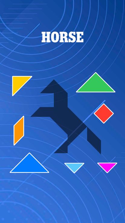 Tangram Puzzle - Watch & Phone游戏截图