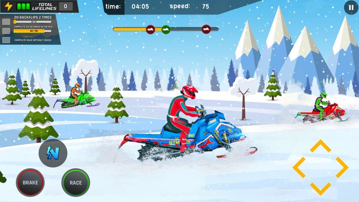 Snow Bike Racing Simulator游戏截图