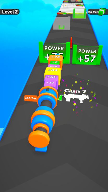 Cube Shot Run游戏截图