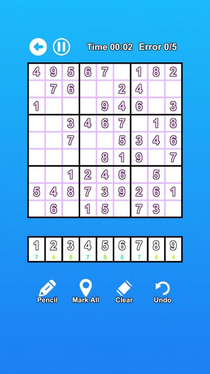 Sudoku-Awesome Brain Game游戏截图