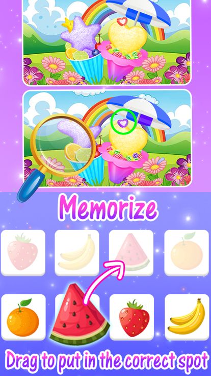 Snow Cone Coloring Match游戏截图