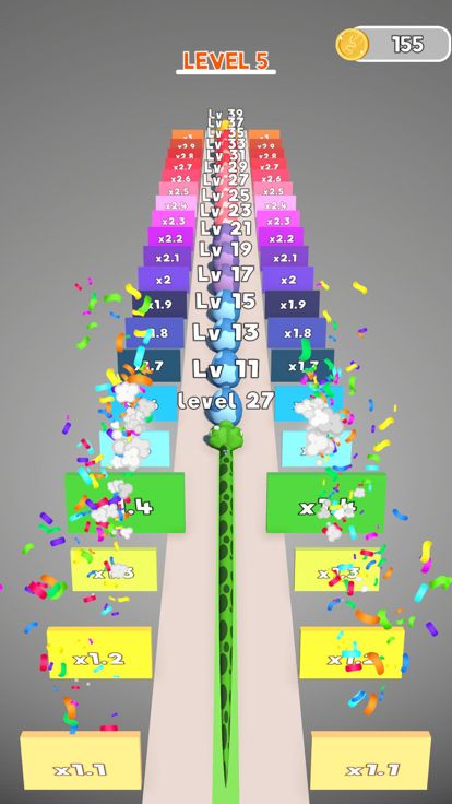 Level Up Snakes!游戏截图