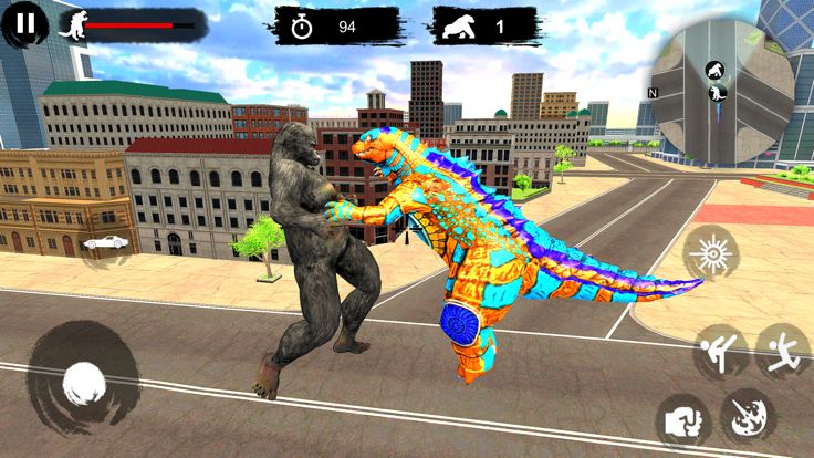Kaiju Robot Car Transform Game游戏截图