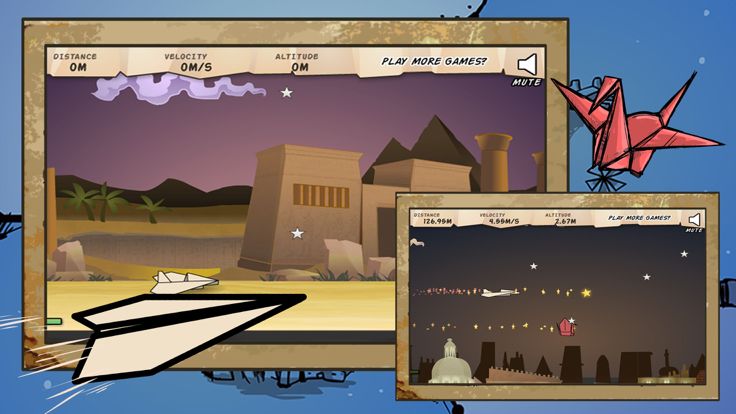 会穿越的纸飞机 - 停不下来的童年回忆游戏截图