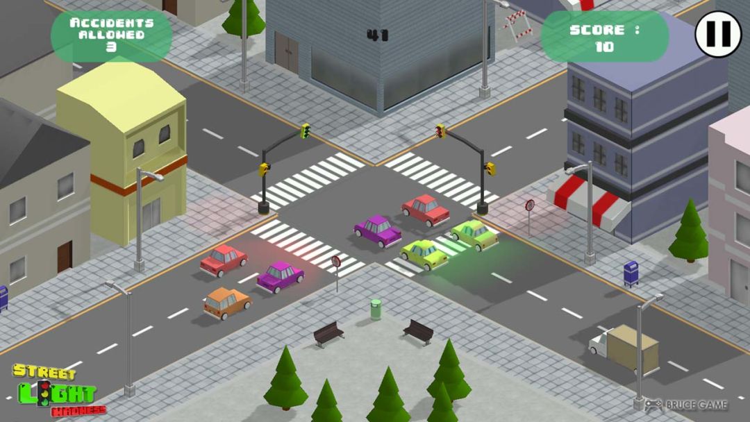 街道交通灯游戏截图