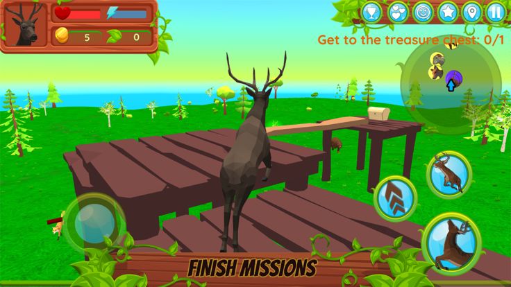 Deer Simulator - Animal Family游戏截图