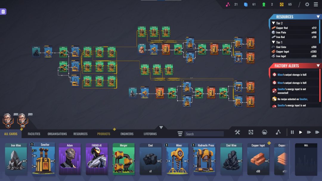 卡牌工厂游戏截图