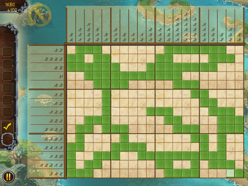 Fill and Cross Pirate Riddles 3游戏截图