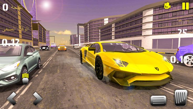 سباق السعودي : قيادة سيارات游戏截图