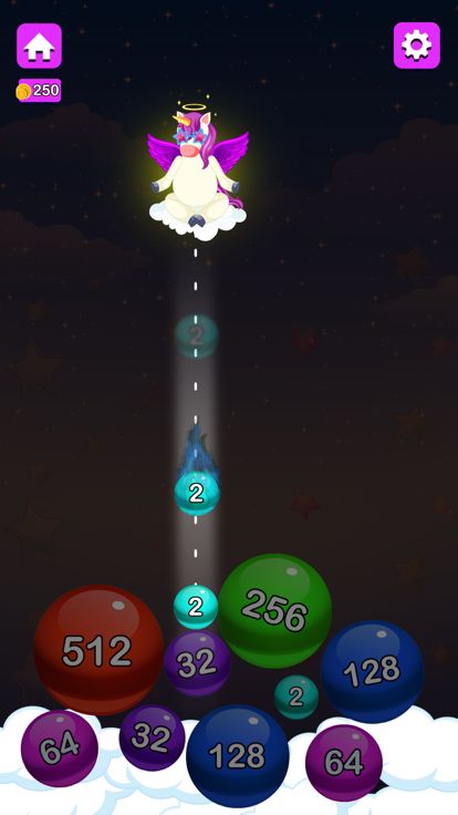 疯狂的泡泡球益智游戏游戏截图