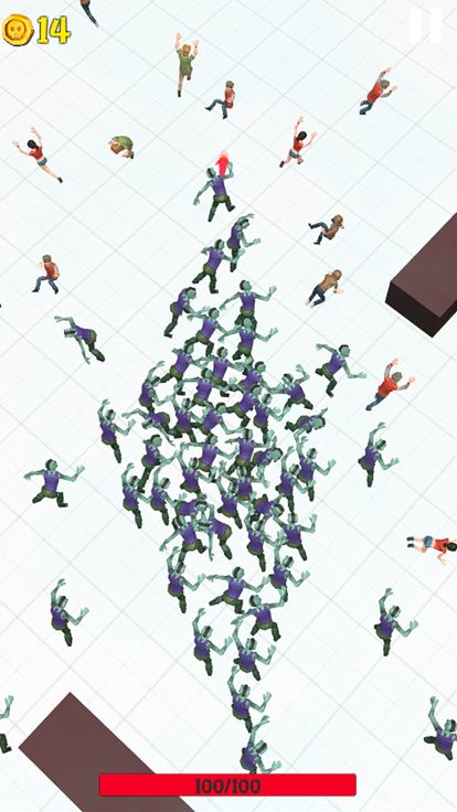 僵尸感染大战：疯狂的丧尸模拟游戏游戏截图
