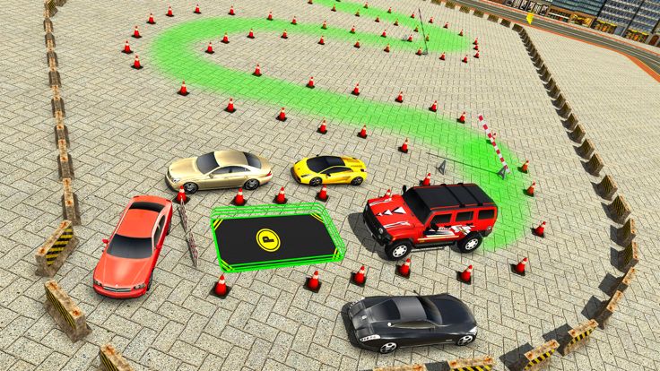 City Climb Prado Car Stunt Parking Simulator 3D游戏截图