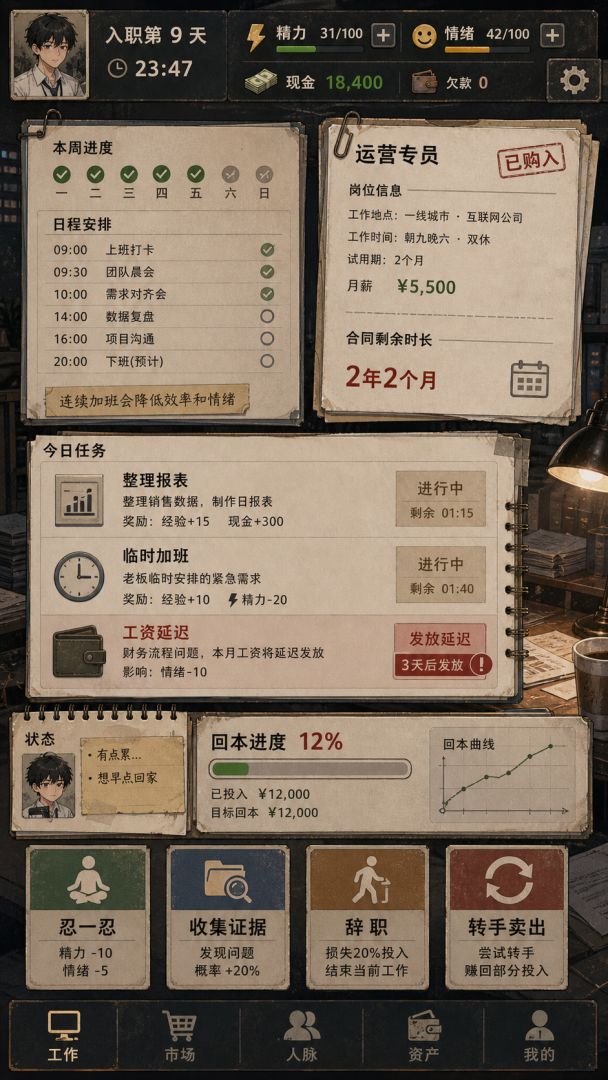 工位倒卖局游戏截图