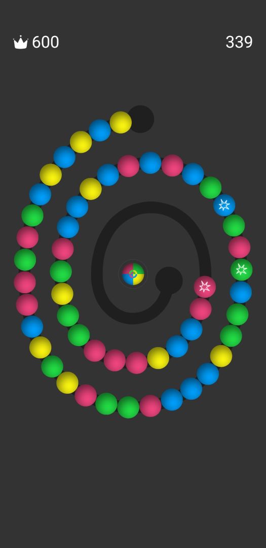 滚动的球游戏截图